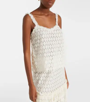 Ulla Johnson Francoise lace cotton-blend top | Thumbnail 3