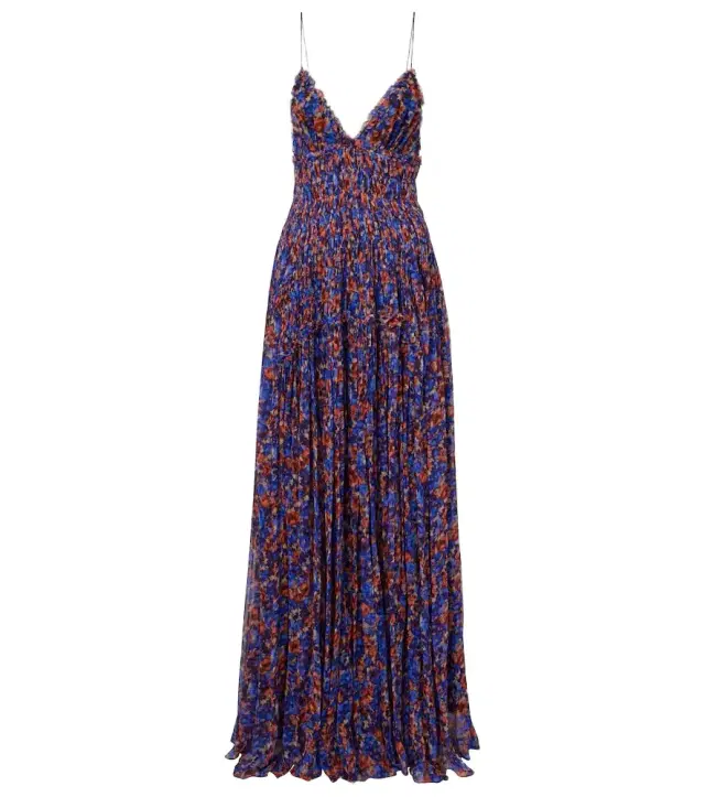 Ulla Johnson Atrani floral silk chiffon maxi dress