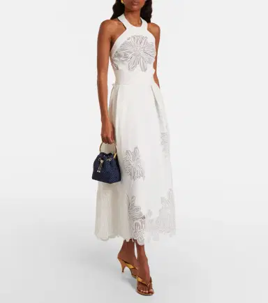 Jimmy Choo Bon Bon Small raffia-effect bucket bag | Thumbnail 7