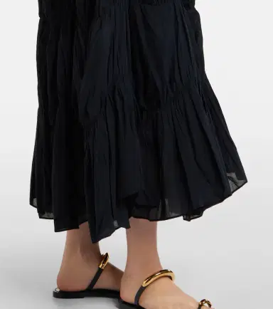 Ulla Johnson Emmalina cotton voile midi dress | Thumbnail 4 Ulla Johnson Emmalina cotton voile midi dress | Thumbnail 4