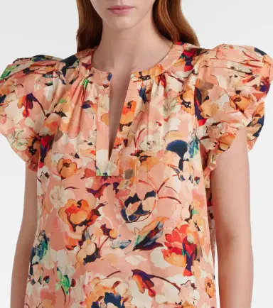 Ulla Johnson Floral cotton top | Thumbnail 3 Ulla Johnson Floral cotton top | Thumbnail 3