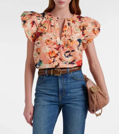Ulla Johnson Floral cotton top | Thumbnail 4 Ulla Johnson Floral cotton top | Thumbnail 4