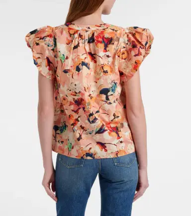 Ulla Johnson Floral cotton top | Thumbnail 5 Ulla Johnson Floral cotton top | Thumbnail 5