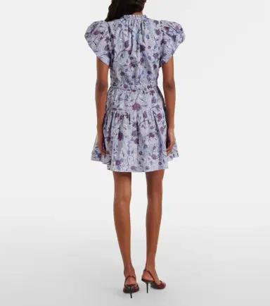 Ulla Johnson Izel floral cotton minidress | Thumbnail 4