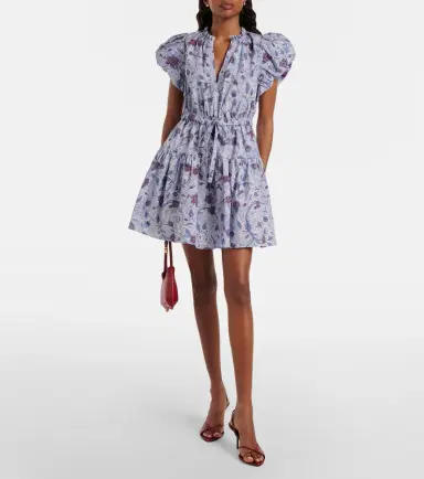 Ulla Johnson Izel floral cotton minidress | Thumbnail 5