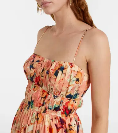 Ulla Johnson Vidri floral cotton poplin midi dress | Thumbnail 2