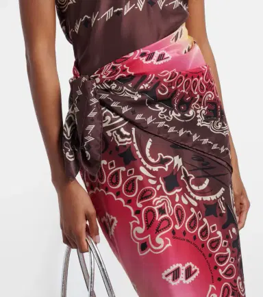 The Attico Printed silk scarf | Thumbnail 3