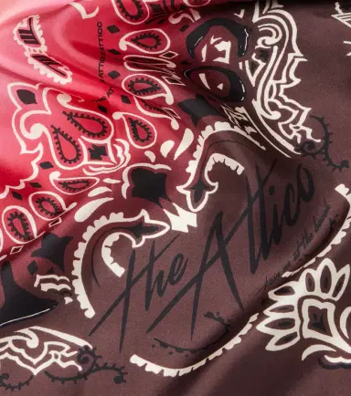 The Attico Printed silk scarf | Thumbnail 4