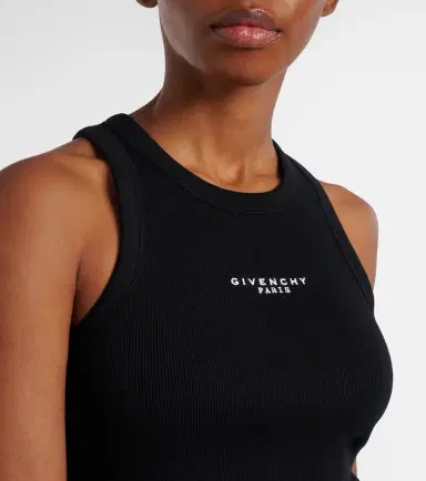 Givenchy Cropped logo cotton tank top | Thumbnail 2