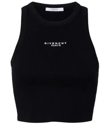 Givenchy Cropped logo cotton tank top | Thumbnail 1