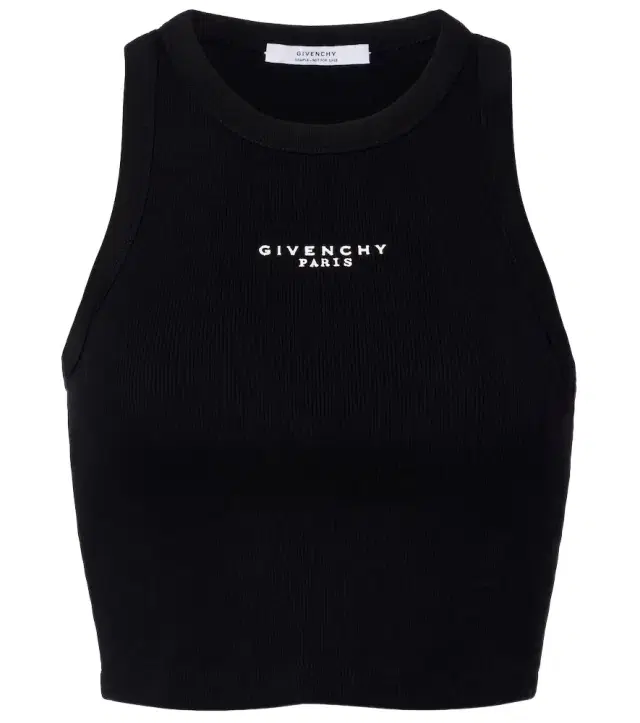Givenchy Cropped logo cotton tank top