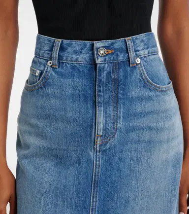 Givenchy High-rise denim midi skirt | Thumbnail 5