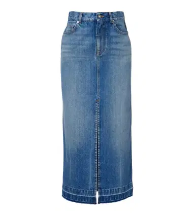 Givenchy High-rise denim midi skirt | Thumbnail 1