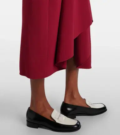 Givenchy Asymmetrical draped midi dress | Thumbnail 2 Givenchy Asymmetrical draped midi dress | Thumbnail 2