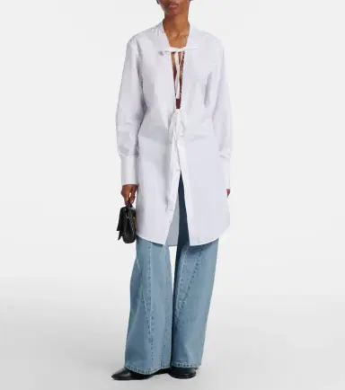 Maison Margiela Cotton poplin shirt dress | Thumbnail 7 Maison Margiela Cotton poplin shirt dress | Thumbnail 7