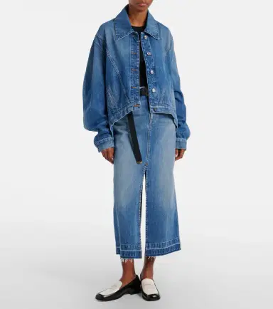 Givenchy Deconstructed oversized denim jacket | Thumbnail 2