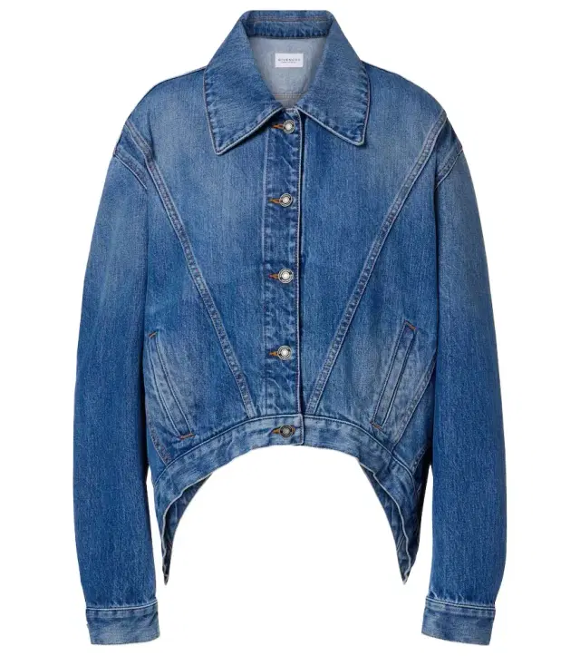 Givenchy Deconstructed oversized denim jacket
