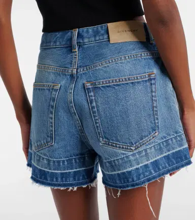 Givenchy Mid-rise denim shorts | Thumbnail 3