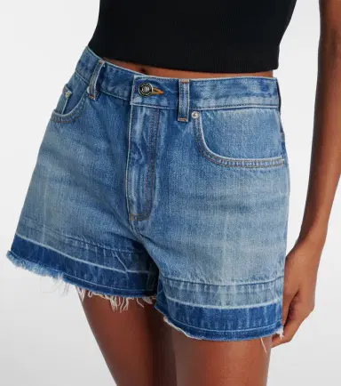 Givenchy Mid-rise denim shorts | Thumbnail 4