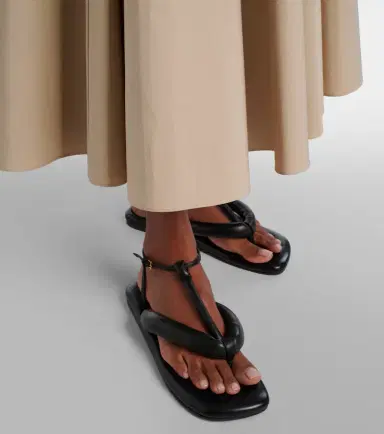 Givenchy Boudoir leather thong sandals | Thumbnail 5