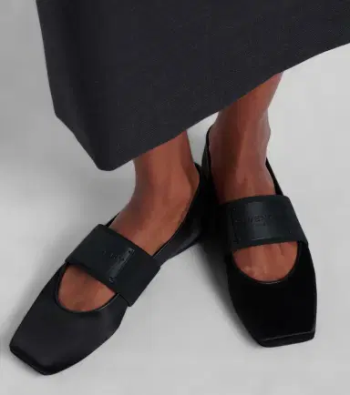 Givenchy Sliced Square satin ballet flats | Thumbnail 6