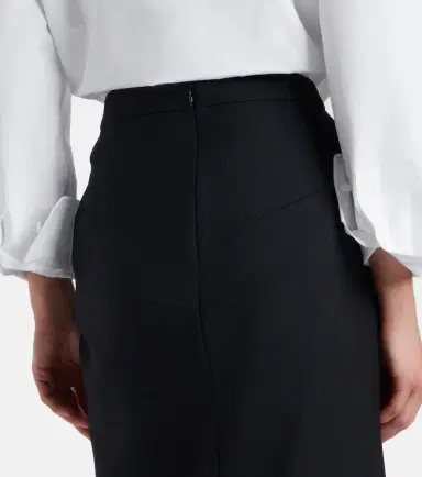 Givenchy Draped wool and mohair midi skirt | Thumbnail 4 Givenchy Draped wool and mohair midi skirt | Thumbnail 4