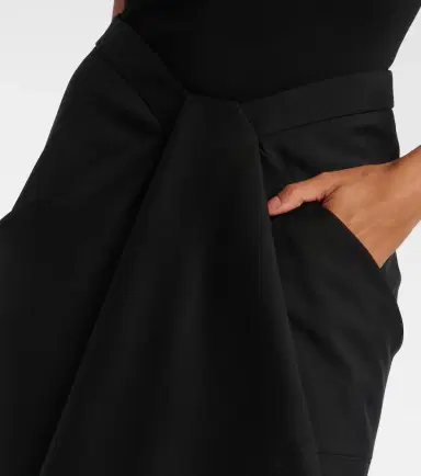 Givenchy Draped wool and mohair midi skirt | Thumbnail 6 Givenchy Draped wool and mohair midi skirt | Thumbnail 6