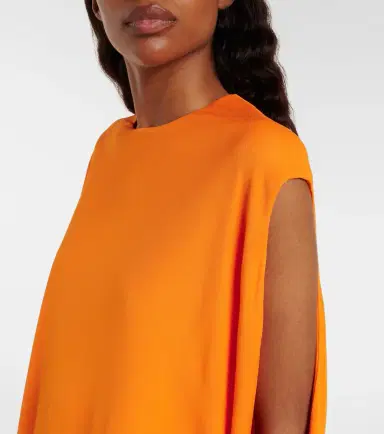 Tom Ford Asymmetric draped crêpe jersey top | Thumbnail 5