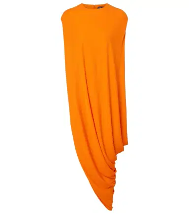 Tom Ford Asymmetric draped crêpe jersey top | Thumbnail 1