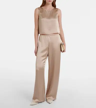 LESET Barb satin top | Thumbnail 3