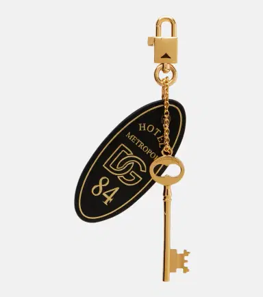 Dolce & Gabbana Leather-trimmed bag charm | Thumbnail 2 Dolce & Gabbana Leather-trimmed bag charm | Thumbnail 2