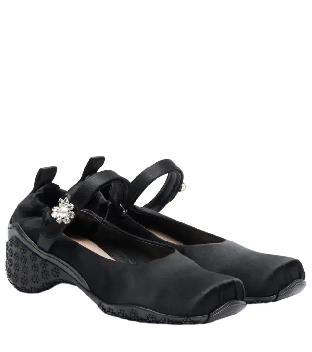 Simone Rocha Ballet Runner embellished ballet flats