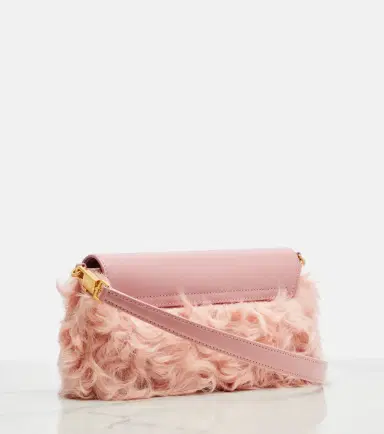 Dolce & Gabbana Marlene Small shearling shoulder bag | Thumbnail 3 Dolce & Gabbana Marlene Small shearling shoulder bag | Thumbnail 3
