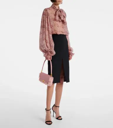 Dolce & Gabbana Marlene Small shearling shoulder bag | Thumbnail 5 Dolce & Gabbana Marlene Small shearling shoulder bag | Thumbnail 5