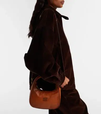 Miu Miu Wander leather shoulder bag | Thumbnail 5 Miu Miu Wander leather shoulder bag | Thumbnail 5