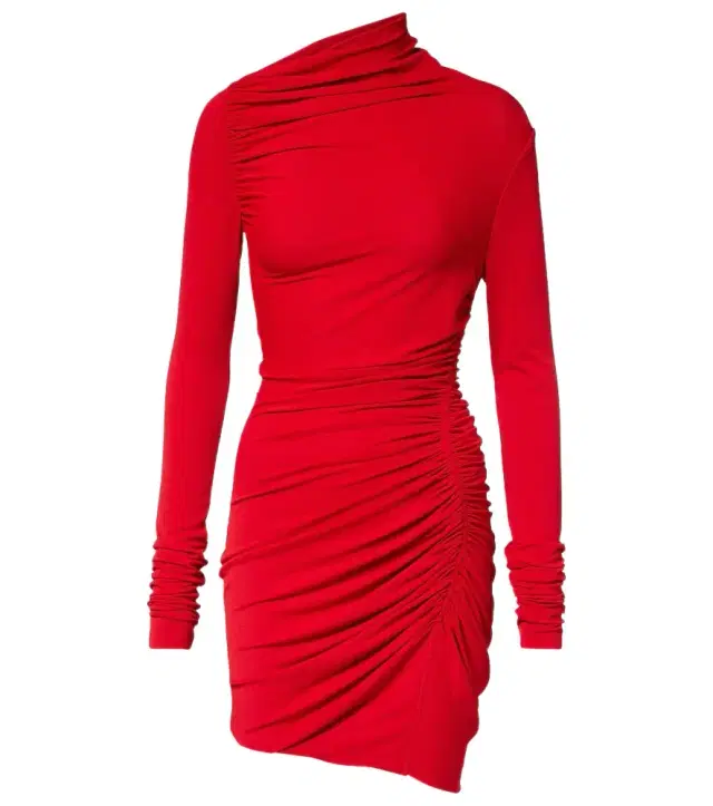 Lilies Svita jersey ruched minidress