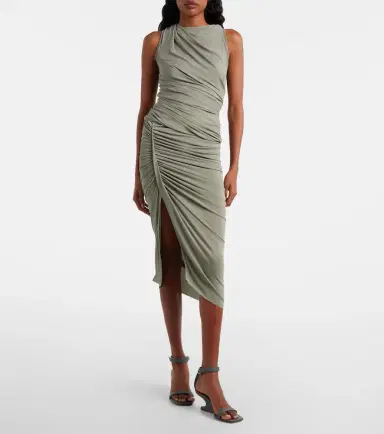 Rick Owens Lilies Luna draped jersey top | Thumbnail 6 Rick Owens Lilies Luna draped jersey top | Thumbnail 6