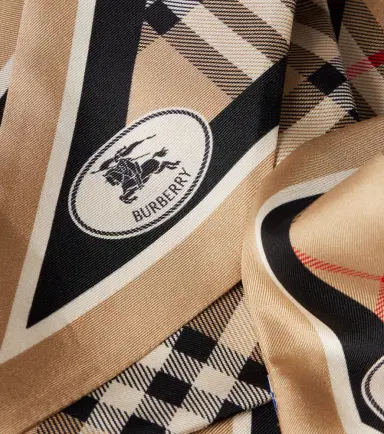 Burberry Check silk scarf | Thumbnail 2
