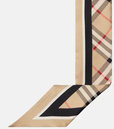 Burberry Check silk scarf | Thumbnail 3
