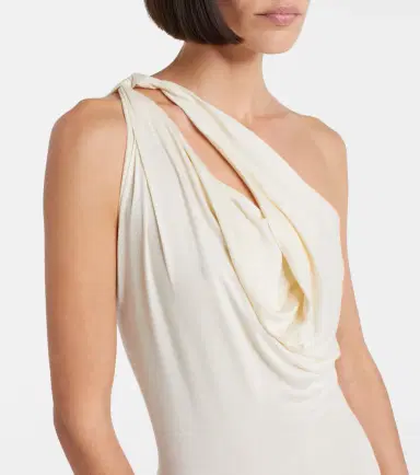 Rick Owens Aaliyah asymmetric draped gown | Thumbnail 2