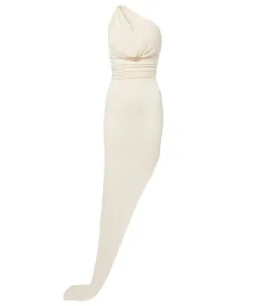Rick Owens Aaliyah asymmetric draped gown | Thumbnail 1