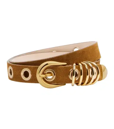 Déhanche Déhanche Hollyhock suede belt | Thumbnail 1