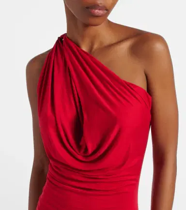 Rick Owens Aaliyah one-shoulder sheer gown | Thumbnail 2