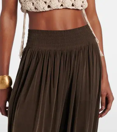 Balmain Shirred jersey balloon pants | Thumbnail 6