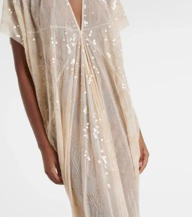 Rick Owens Lilies gathered sequined tulle gown | Thumbnail 5