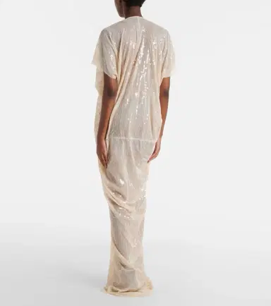 Rick Owens Lilies gathered sequined tulle gown | Thumbnail 6