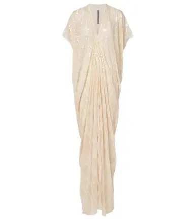 Rick Owens Lilies gathered sequined tulle gown | Thumbnail 1