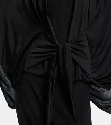 Rick Owens Half Moon satin jersey cape | Thumbnail 4