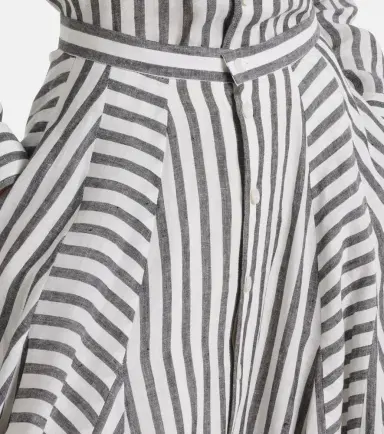 Ralph Lauren Collection Shamus striped linen maxi skirt | Thumbnail 5