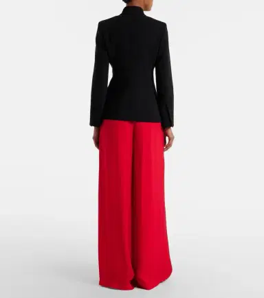 Ralph Lauren Collection Vannesa pleated palazzo pants | Thumbnail 3